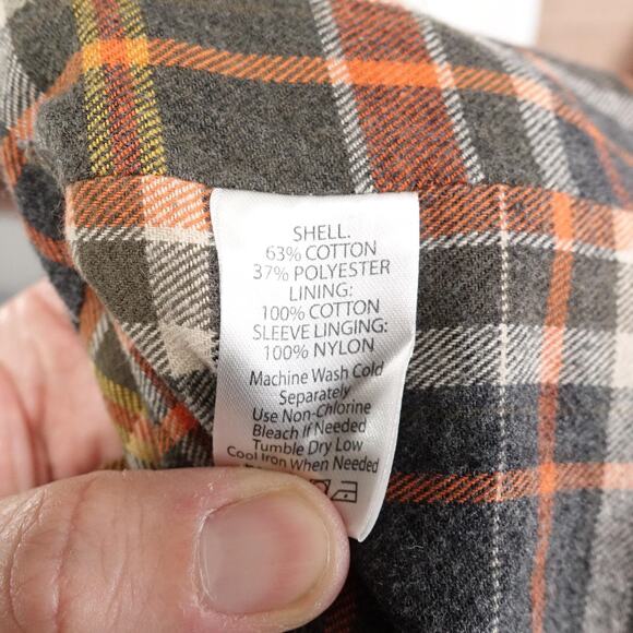 New Legendary Whitetails Jacket Mens XS Corduroy Collar Flannel Lined - Picture 9 of 12